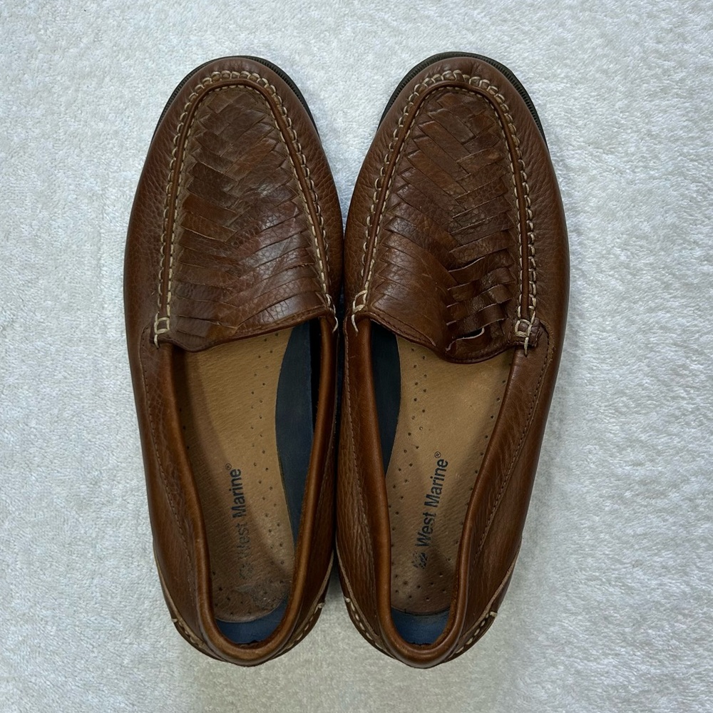Brown Leather Men's Loafers